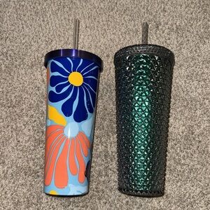 TAL Colorful Floral and Textured Tumblers Bundle